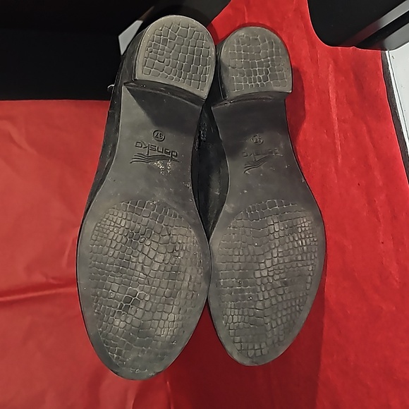 Dansko Cagney Black Leather Comfortable Ankle Booties 7-7.5US EUR37 - Picture 14 of 16